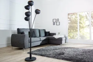 LuxD 18117 Stojanová lampa 5 Sigma 170cm zlatá Stojanové svietidlo