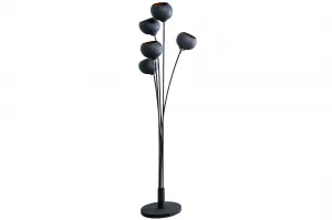LuxD 18117 Stojanová lampa 5 Sigma 170cm zlatá Stojanové svietidlo