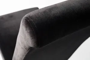 Jedálenská stolička 2 ks ZETHOS Dekorhome Čierna