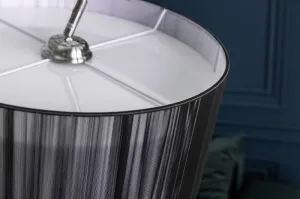 Stojací lampa JEREVAN Dekorhome Čierna