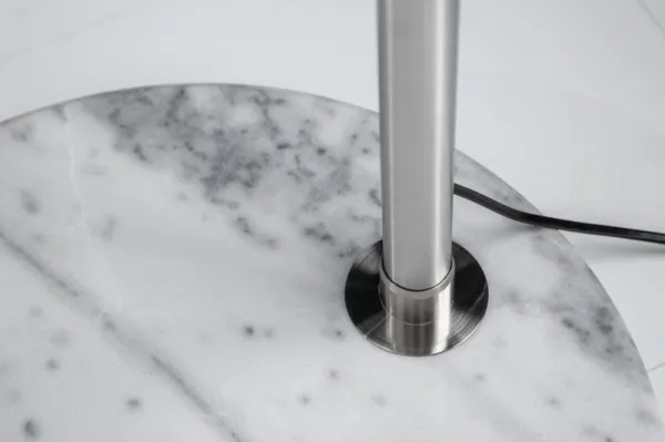 Stojací lampa JEREVAN Dekorhome Biela