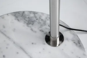 Stojací lampa JEREVAN Dekorhome Biela