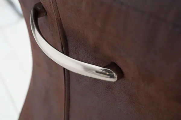 LuxD 16130 Stolička Bull kávovo hnedá