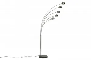 Stojací lampa QUITO Dekorhome Chróm