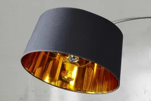 LuxD 17035 Stojanová lampa SHAPE čierno zlatá Stojanové svietidlo