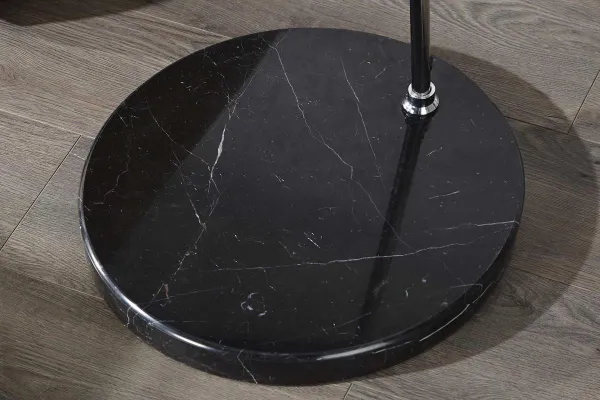 LuxD 17035 Stojanová lampa SHAPE čierno zlatá Stojanové svietidlo