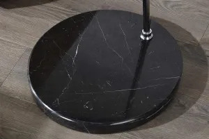 LuxD 17035 Stojanová lampa SHAPE čierno zlatá Stojanové svietidlo