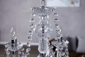 Závesná lampa SEATTLE luster Dekorhome Priehľadná