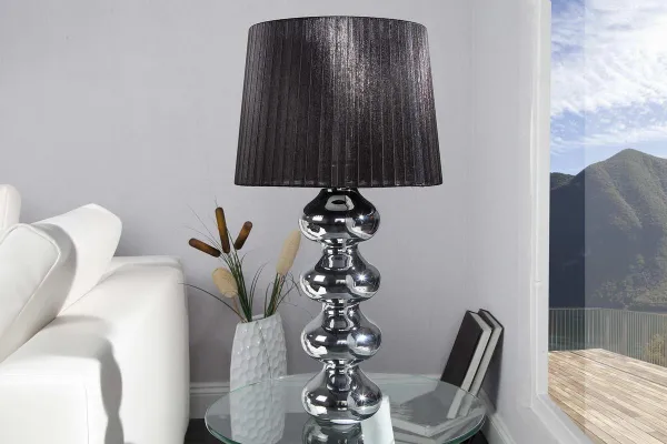 LuxD 17147 Stolná lampa Milly čierna
