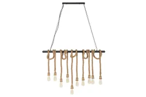 LuxD 21276 Dizajnová závesná lampa Nikolas II, 120 cm závesné svietidlo