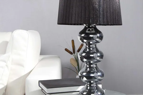 LuxD 17147 Stolná lampa Milly čierna