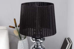 LuxD 17147 Stolná lampa Milly čierna
