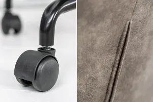LuxD Kancelárske kreslo Kiara, sivohnedé taupe