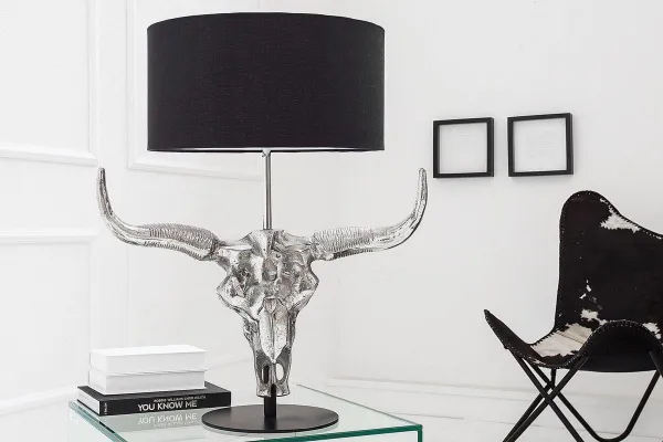 LuxD 20071 Stolná lampa Randal 68 cm / čierna