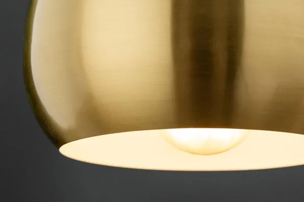 LuxD 21372 Dizajnová závesná lampa Giovani 3 zlatá závesné svietidlo