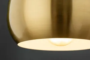 LuxD 21372 Dizajnová závesná lampa Giovani 3 zlatá závesné svietidlo