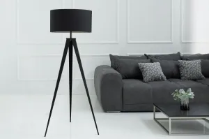 LuxD 20357 Stojanová lampa Dawson čierna Stojanové svietidlo