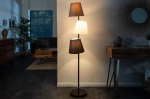 LuxD 21398 Stojanová lampa Shadow, 163 cm, čierna Stojanové svietidlo