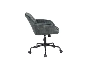 Kancelárske kreslo RHODE Dekorhome Tmavo zelená
