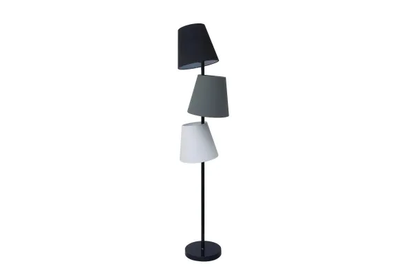 LuxD 21398 Stojanová lampa Shadow, 163 cm, čierna Stojanové svietidlo