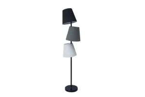 LuxD 21398 Stojanová lampa Shadow, 163 cm, čierna Stojanové svietidlo