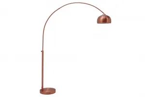 Stojaca lampa BANGUI 170 - 210 cm Dekorhome Medená