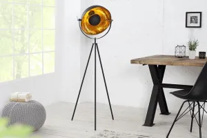 LuxD 20499 Stojanová lampa STAGE 140 čierno zlatá Stojanové svietidlo