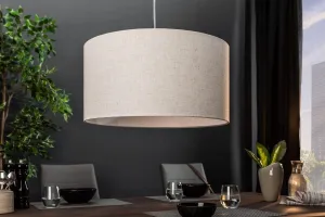 LuxD Dizajnové závesné svetlo Nash, 50 cm, prírodné
