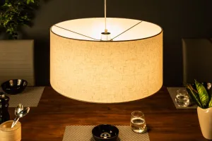 LuxD Dizajnové závesné svetlo Nash, 50 cm, prírodné