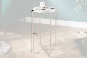 Odkladací stolík DAFNE Dekorhome Achát