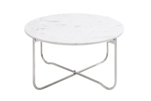 LuxD Dizajnový konferenčný stolík Tristen 62 cm mramor biely