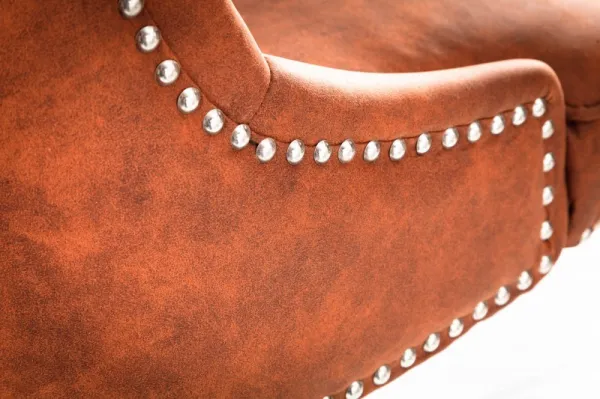 Chesterfield kancelárske kreslo KELEOS Dekorhome Svetlo hnedá