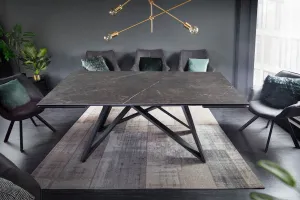 Rozkladací jedálenský stôl IOLA Dekorhome Grafit