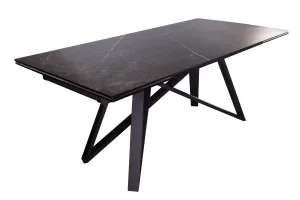Rozkladací jedálenský stôl IOLA Dekorhome Grafit
