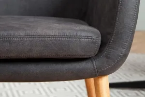 Jedálenské kreslo DARDANOS Dekorhome Sivá