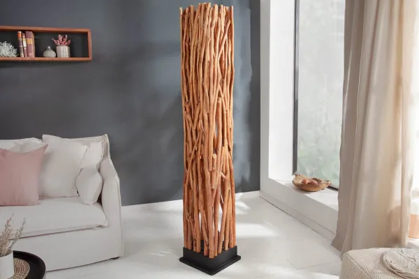 LuxD 24892 Štýlová stojanová lampa Artist 175 cm longan Stojanové svietidlo