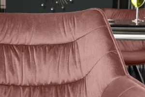 LuxD Dizajnové kreslo Kiara staroružové 