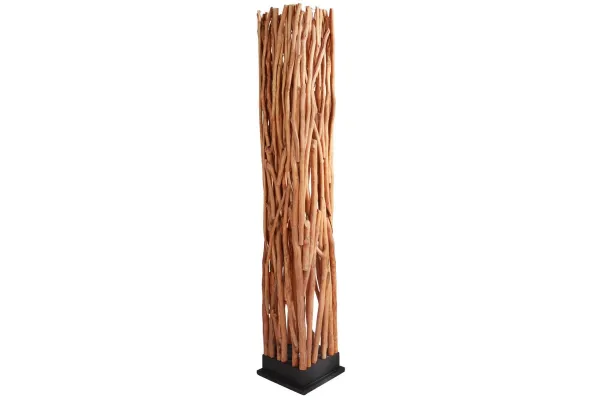 LuxD 24892 Štýlová stojanová lampa Artist 175 cm longan Stojanové svietidlo