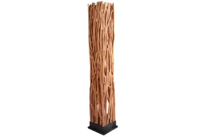 LuxD 24892 Štýlová stojanová lampa Artist 175 cm longan Stojanové svietidlo