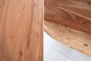 LuxD Dizajnová lavica Massive Honey 200 cm akácia