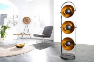 LuxD 17105 Stojanová lampa STAGE čierna Stojanové svietidlo