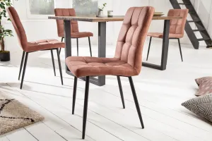 LuxD 24718 Dizajnová stolička Modern vintage hnedá