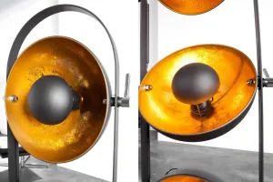 LuxD 17105 Stojanová lampa STAGE čierna Stojanové svietidlo
