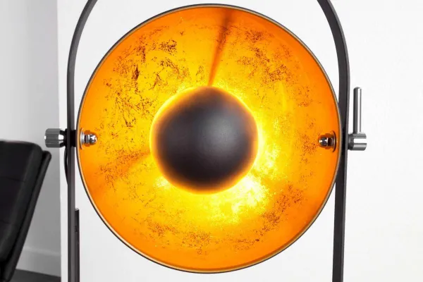 LuxD 17105 Stojanová lampa STAGE čierna Stojanové svietidlo