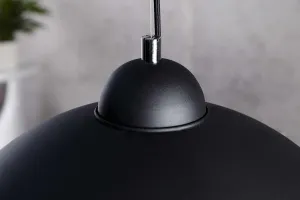 LuxD 16766 Lampa Atelier čierno-zlatá závesné svietidlo