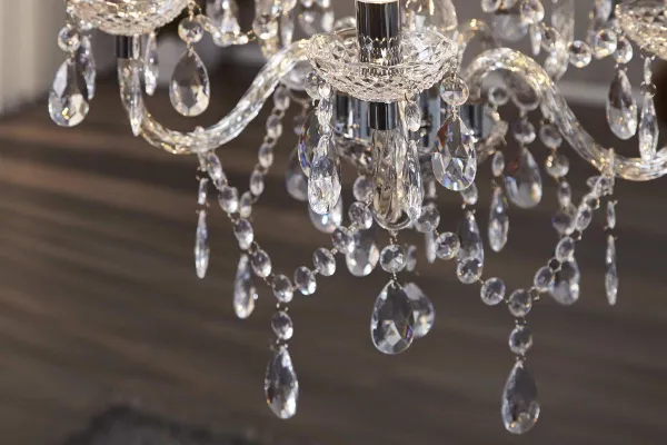 Závesná lampa SEATTLE luster Dekorhome Priehľadná