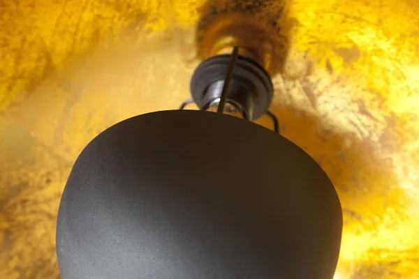 LuxD 16766 Lampa Atelier čierno-zlatá závesné svietidlo