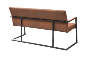 Lavica LADON Dekorhome Hnedá
