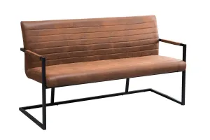 Lavica LADON Dekorhome Hnedá