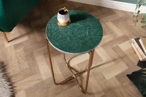 Odkladací stolík DAFNE Dekorhome Zelená